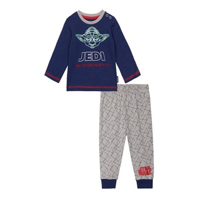 Star Wars Baby boys' blue 'Star Wars' glow in the dark t-shirt and joggers